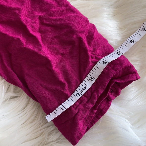 Cato fuchsia lace shoulders button down blouse - Picture 17 of 17